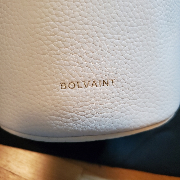 BOLVAINT Mireille cream leather bucket bag - Picture 5 of 5